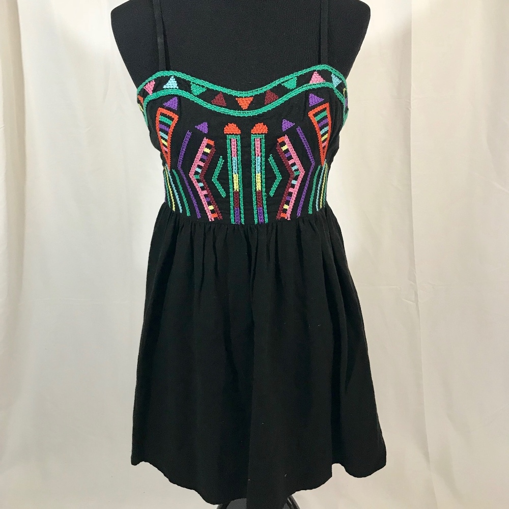 Staring At Stars Black Mini Dress Black Sz 6